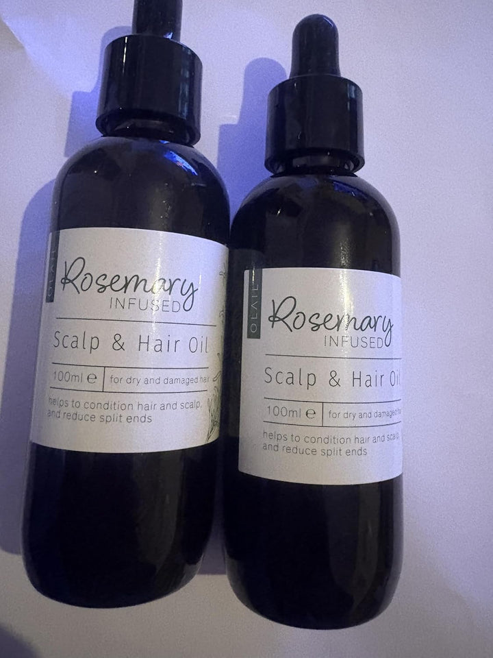 Rosemary Hair Care Set, Shampoo, Conditioner, Hair Mask and Scalp Oil (100Ml, Scalp & Hair Oil 100Ml)