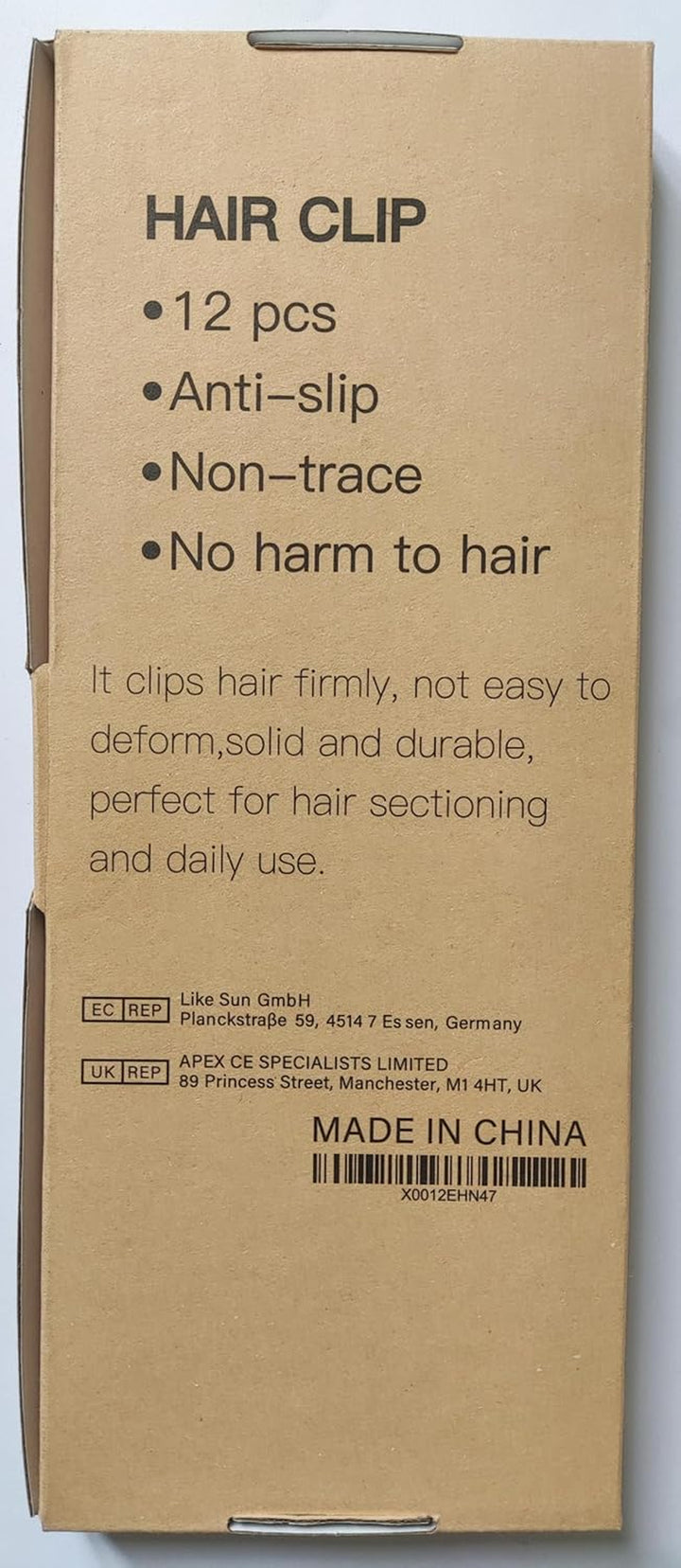 12Pcs Hair Sectioning Clips + 1Pcs Professional Anti-Static Metal Tail Hair Comb, Makeup Hairdresser Clips for Styling of Women Girls Hairdressing Salon Tool Set