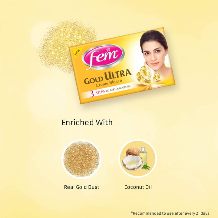 Gold Ultra Cream Bleach 30Gm