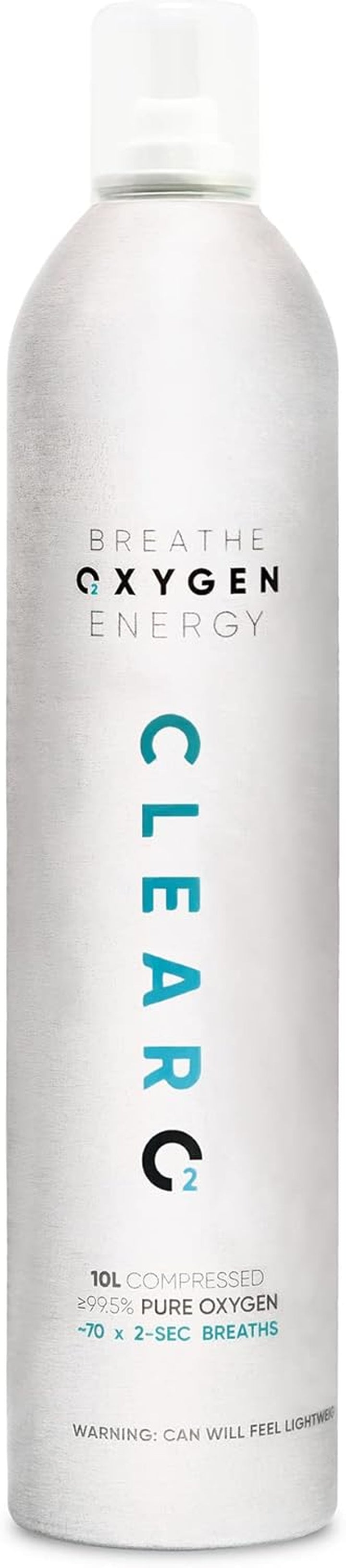 10L Pure Breathing Oxygen Can with Spray Cap | Made in Britain