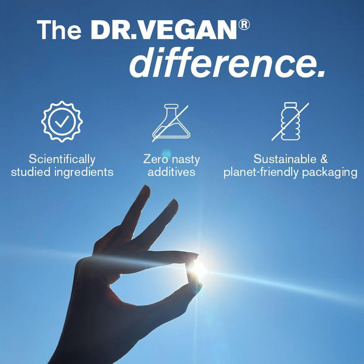 Menofriend | Menopause Support | Botanicals, Minerals and Phytoestrogens | 60 Vegan Capsules | Two-A-Day | DR.VEGAN