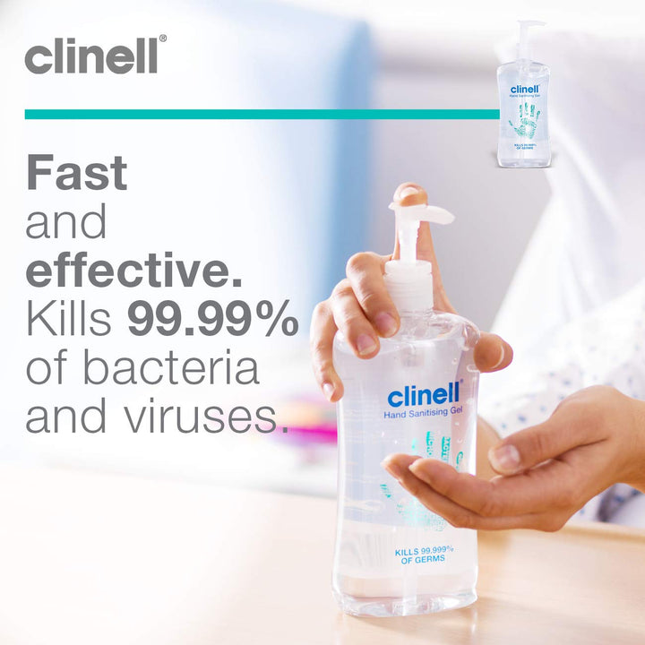 GCIHS500 Hand Sanitiser Gel - Dermotologically Tested, Kills 99.99% of Germs, Quick and Kind to Skin, No Stickiness - 500Ml Bottle