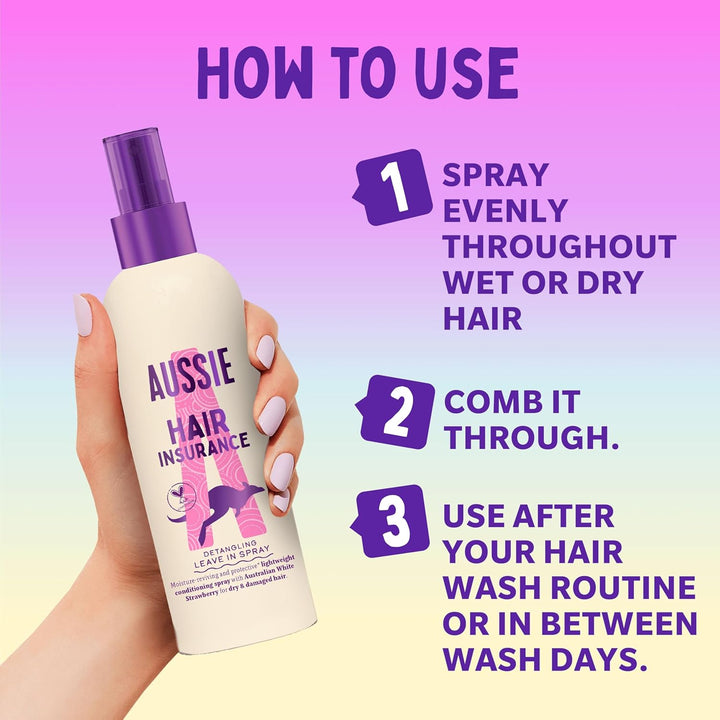 Miracle Hair Insurance Conditioner Detangler Spray 250 Ml - Pack of 6