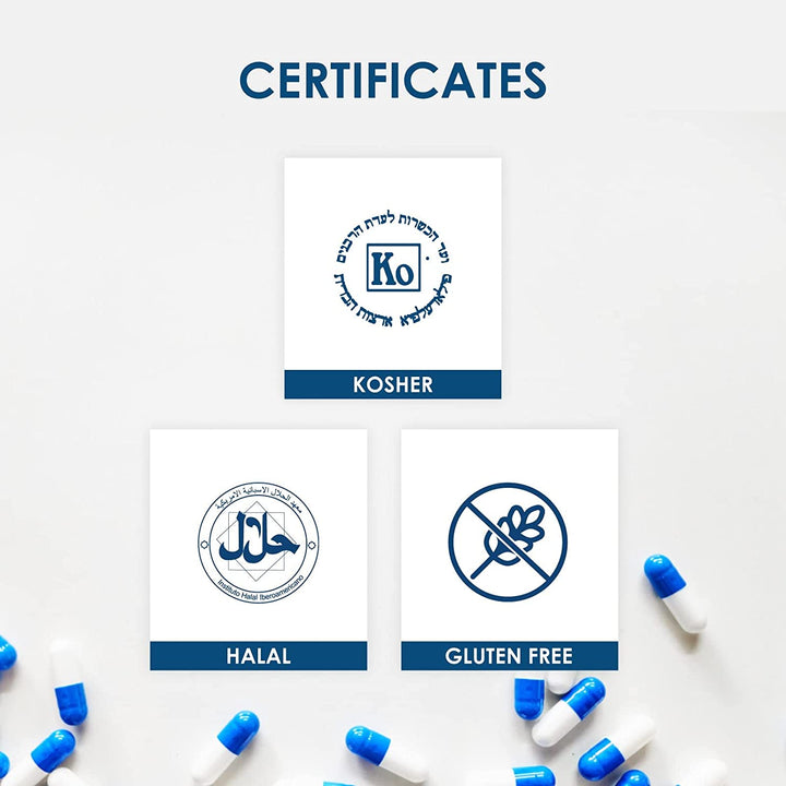 Clear Size 0 Gelatin Empty Capsules (1000 Count), Kosher Certified, Gluten-Free, Pure Bovine with Unique Lock Technology