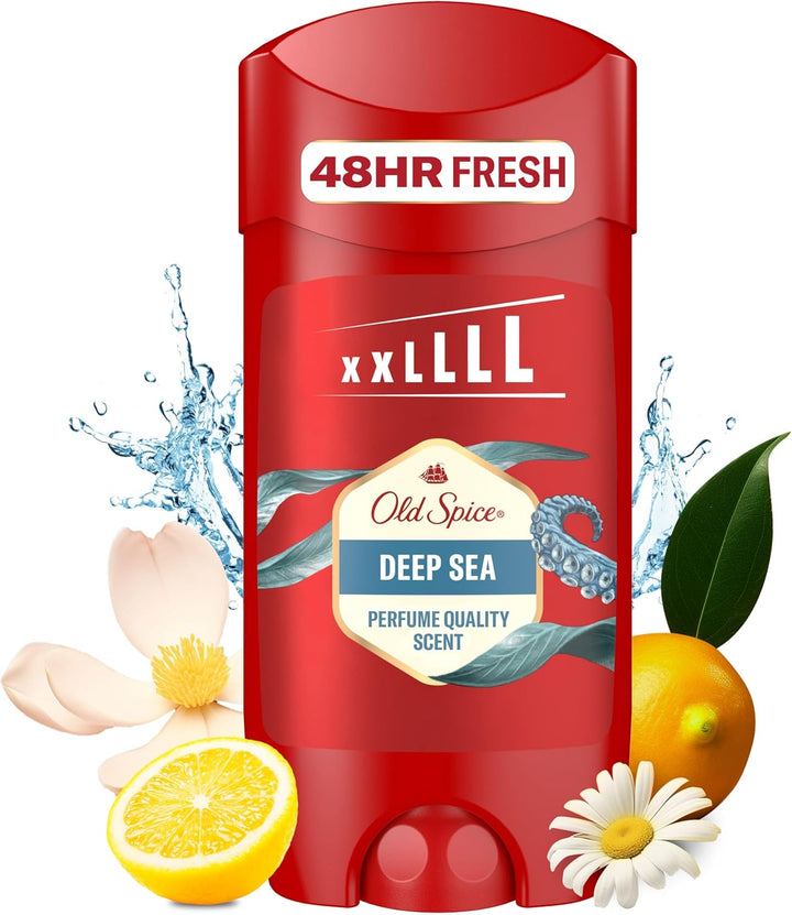 Deep Sea Men’S Shower Gel & Shampoo 1000Ml, Multi-Use 3-In-1 Body-Hair-Face Wash, Long Lasting Freshness, Perfume Quality Scent, Deep Cleansing