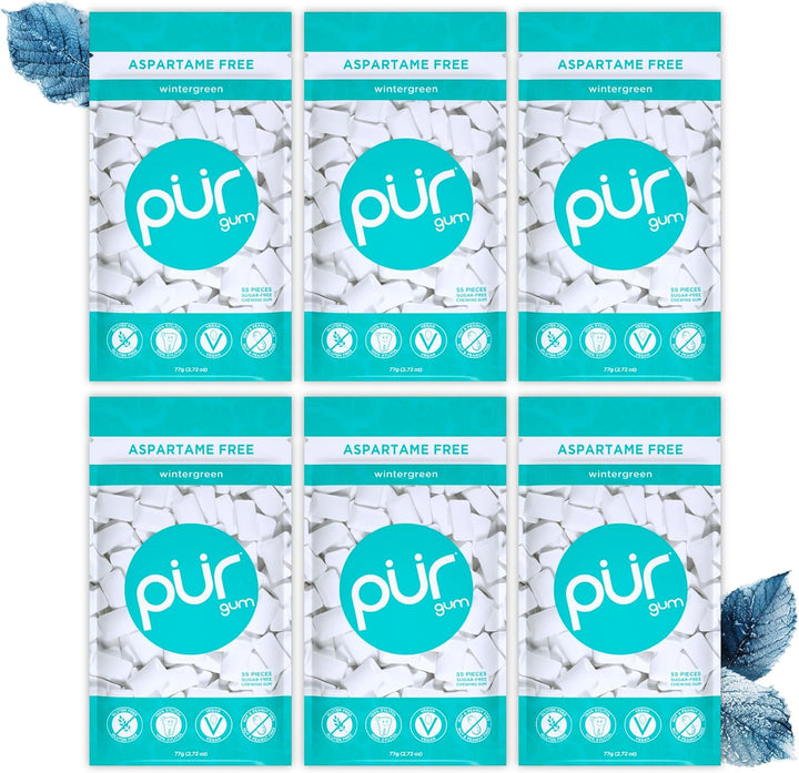 | Sugar Free Chewing Gum | Made with Xylitol | Vegan, Aspartame Free, Gluten Free & Keto Friendly | Natural Cinnamon Flavoured Gum, 55 Pieces (Pack of 3)