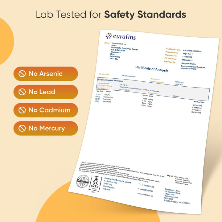 Liposomal Vitamin C Capsules 1000Mg - 180 Vegan Capsules (3 Months Supply) - L-Ascorbic Acid with Rosehip & Sunflower Phospholipid - Non-Gmo & Gluten-Free - Liposomal VIT C Supplement for Men & Women