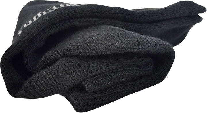 Seamless Casual/Diabetic Socks Ladies Bamboo Ankle Black Socks with Non-Binding Top,5 Pairs