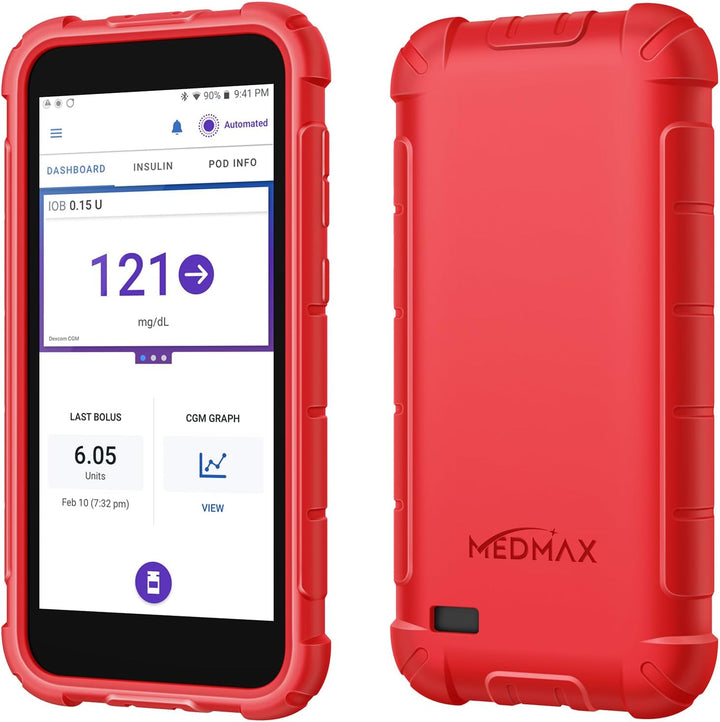 Silicone Case for Omnipod 5, Lightweight Shockproof anti Slip Protective Cover Soft Gel Skin with Raised Bezel for Omnipod 5 Device, (Mint Green)