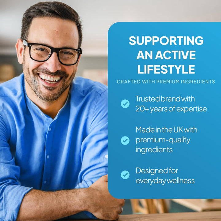 Glucosamine Sulphate 2KCL 1000Mg | One-A-Day Potent Formula | Supports Active Living | 120 Fast Release Tablets = 4 Months’ Supply | Marine Sourced | Made in the UK in Accordance with GMP Standards