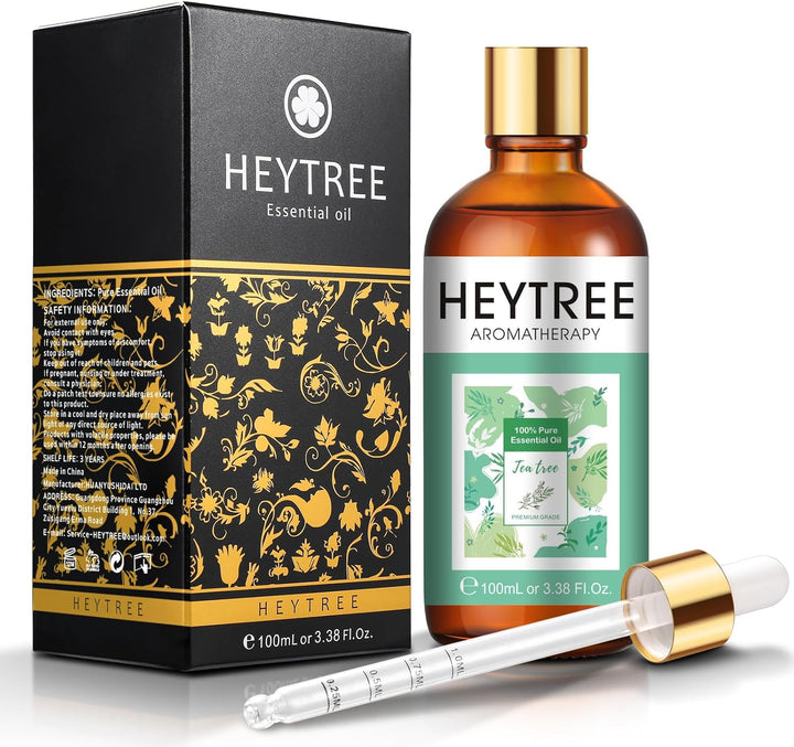 Peppermint Essential Oil 100Ml - Pure Natural Essential Oils Strong,Fresh Minty Scent Increases Clarity - Perfect for Aromatherapy,Diffuser, Clear Breathing-Strong Peppermint Oil