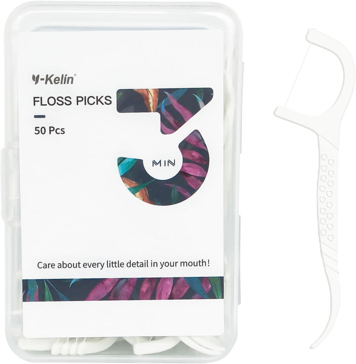 Dental Floss-100 Pcs Dental Floss Toothpick,Teeth Stick,Tooth Picks,Floss Picks,Teeth Cleaning (200 Count (Pack of 1))