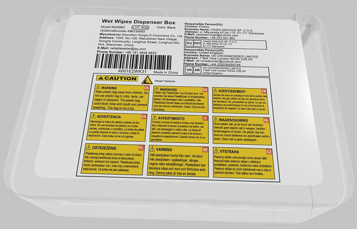 Wet Wipes Dispenser Box, Toilet Wipes Dispenser Box, Dustproof Tissue Storage Box, Baby Water Wipes Dispenser Holder Keep Wipes Fresh with Lid Seal Reusable Wipes Box for Home Office Desk