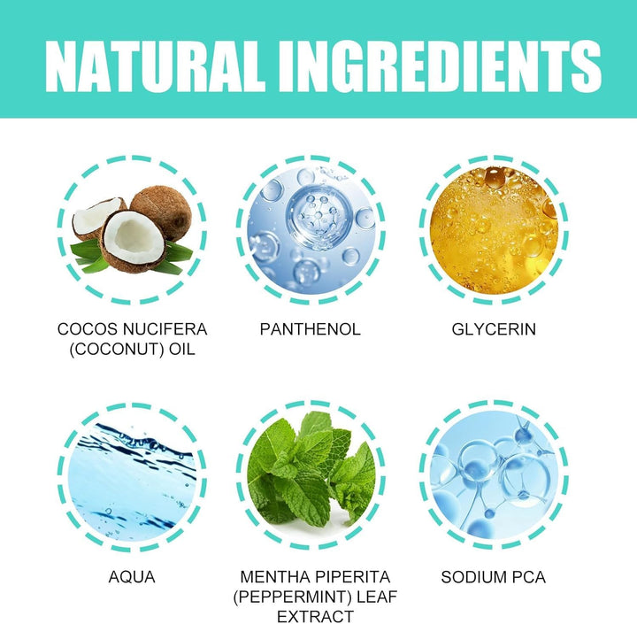 Whyte Oil Pulling Rinse, Spearmint Oils Pullings Rinse, Natural Oral Cleanse, Remove Yellow Stains and Brighten Teeth