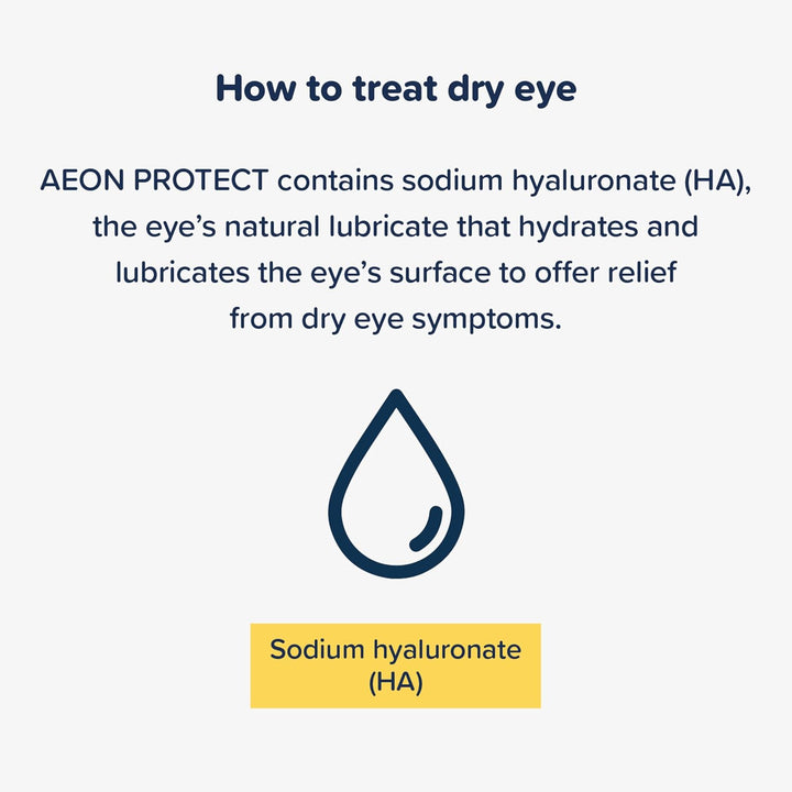 Rayner  Protect - Eye Drops for Mild to Moderate Dry Eye - Contact Lens Friendly, 10Ml