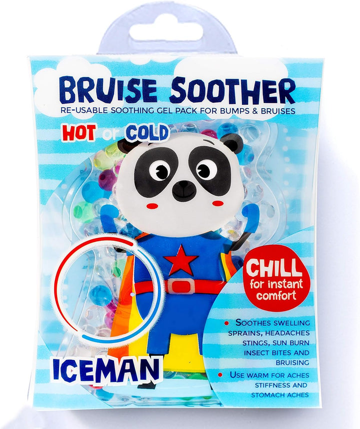 Children’S Superhero Bruise Soother! | Cooling Gel Pack/Ice Pack for Bumps and Bruises | Re-Usable | Cold Pack & Warm Use | Soothing, Brings Smiles Back Fast! | Made by
