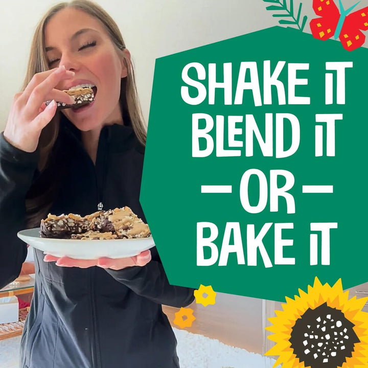 Vegan Protein Powder (1Kg) - 28 Servings -  by  - Plant Based Chocolate Protein Powder Shake, Dairy Free, Gluten Free, Lactose Free Protien Shake (Choc)