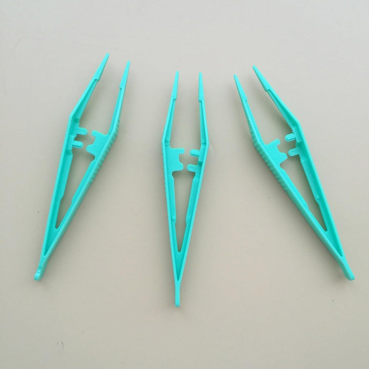 5 Pack -Re-Usable Plastic Tweezers - Ideal for Health & Beauty First Aid Medical DIY Arts & Crafts,Plastic Tweezers for Kids