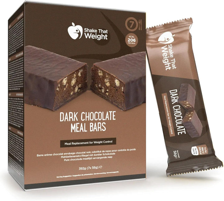 Meal Replacement Bar - Chocolate Peanut - 10 Bars - Meal Replacement Plan for Weight Loss - Very Low Calorie Diet - VLCD - High in Protein