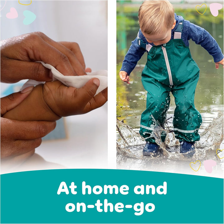 Sensitive Baby Wipes 15 Packs of 80 = 1200 Baby Wet Wipes, Unscented, for a Soft and Gentle Clean