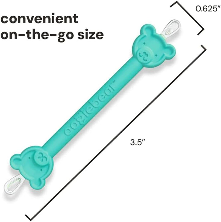 - Nose and Ear Gadget. Safe, Easy Nasal Booger and Ear Cleaner for Newborns and Infants. Dual Earwax and Snot Remover. Aspirator Alternative - Two Pack with Case - Orange Seafoam