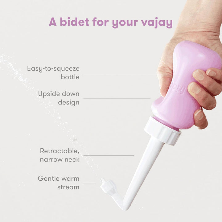 Upside down Peri Bottle for Postpartum Care | Portable Bidet Perineal Cleansing and Recovery for New Mum, the Original baby Momwasher