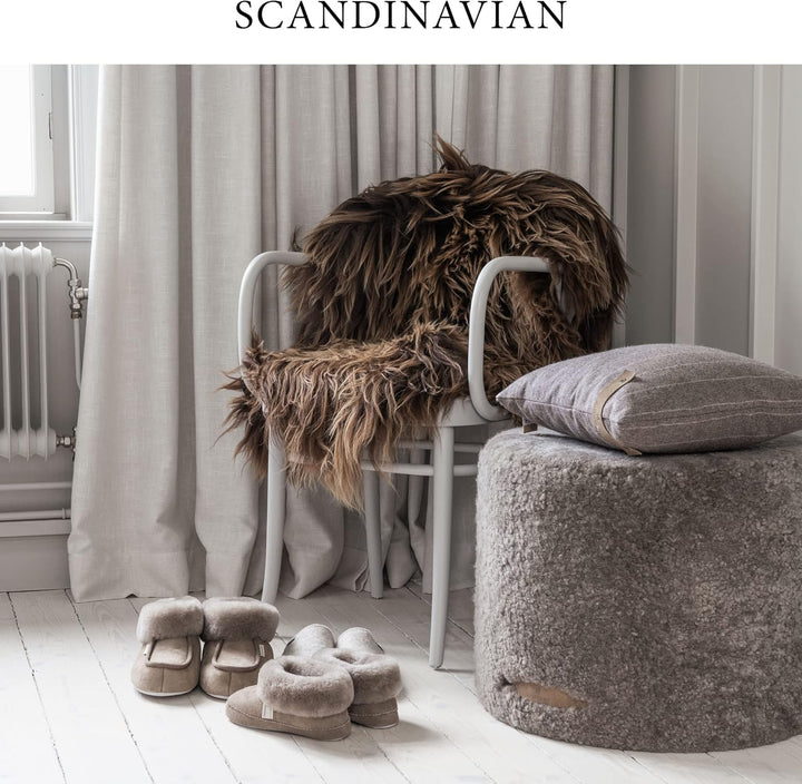 | Kerri Genuine Sheepskin Luxurious Hot Water Bottle Cover | Large W:22Cm X H:34Cm (Carbon)