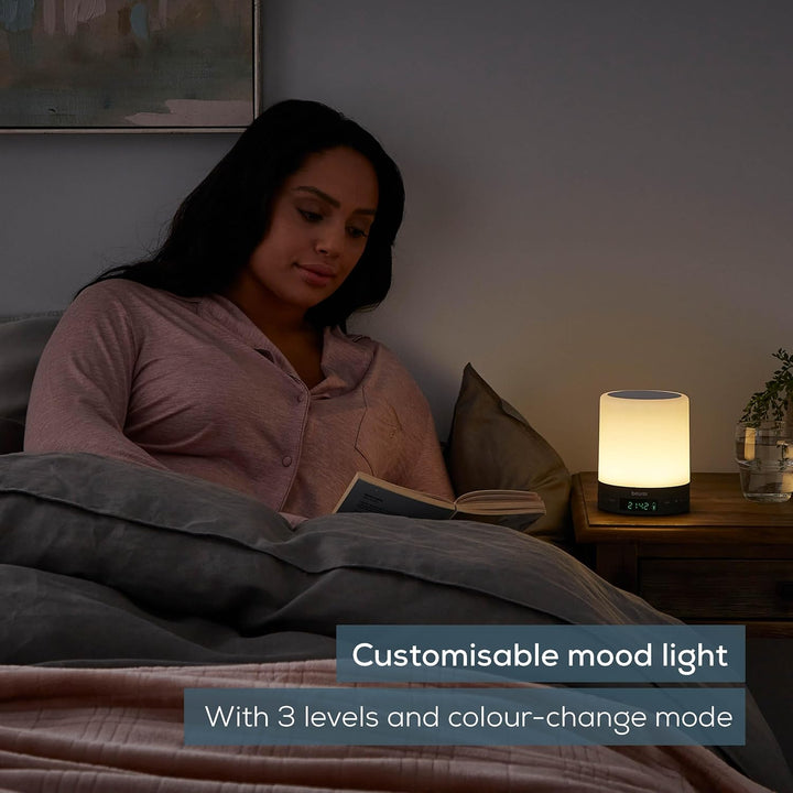 WL50 Wake up Light | Daylight Table Lamp | Helps to Support the Sleep Rhythm | LED Technology | FM Radio with 10 Memory Spaces | Bluetooth & Aux Input | 3 Light Levels