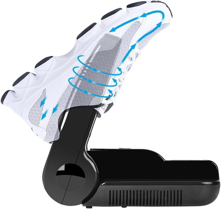 Electric Shoe Dryer and Ozone Deodorizer with Digital Controls and Timer Function,Foldable Scalable for Drying Shoes Boots Gloves Socks
