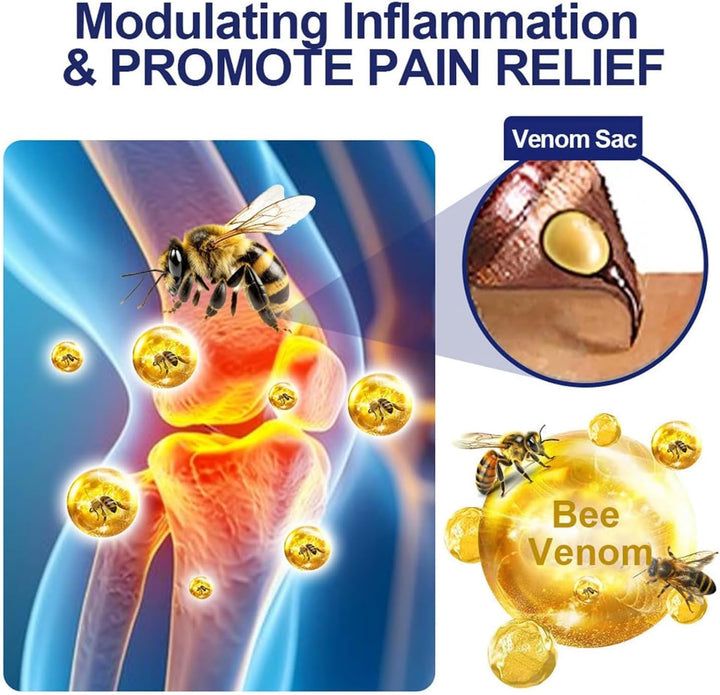 Zentheca Beethera Bee Pain Relief & Bone Healing Cream, Bee Cream for Arthritis-Infused Relief for Bones & Joints, Advanced Joint and B-One Cre-Am for Back, Neck, Hands, Knee (1)