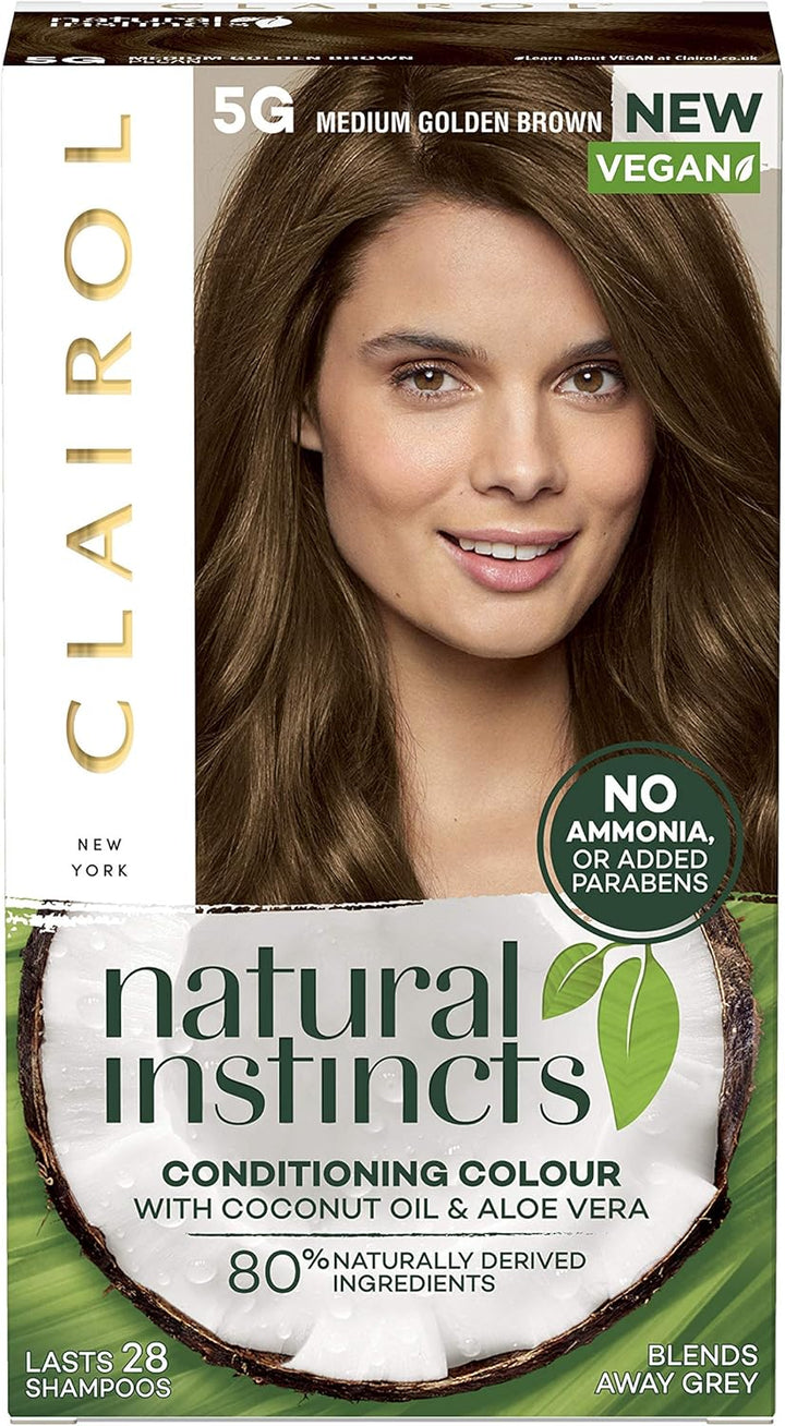 Natural Instincts Semi-Permanent No Ammonia Hair Dye, 8A Medium Cool Blonde (Packing May Vary)