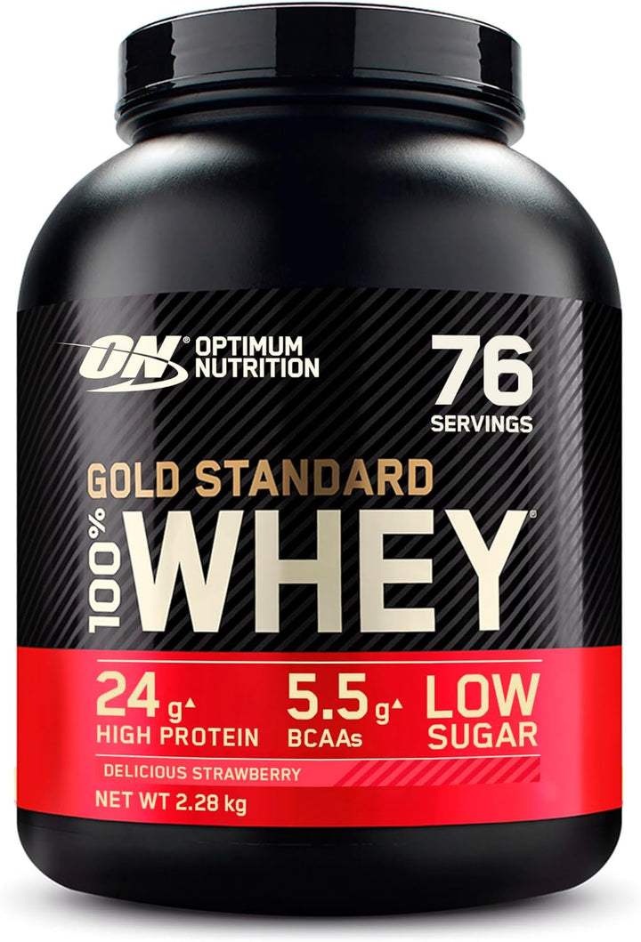 Gold Standard Whey Muscle Building and Recovery Protein Powder with Naturally Occurring Glutamine and Amino Acids, Extreme Milk Chocolate, 71 Servings, 2.27Kg, Packaging May Vary