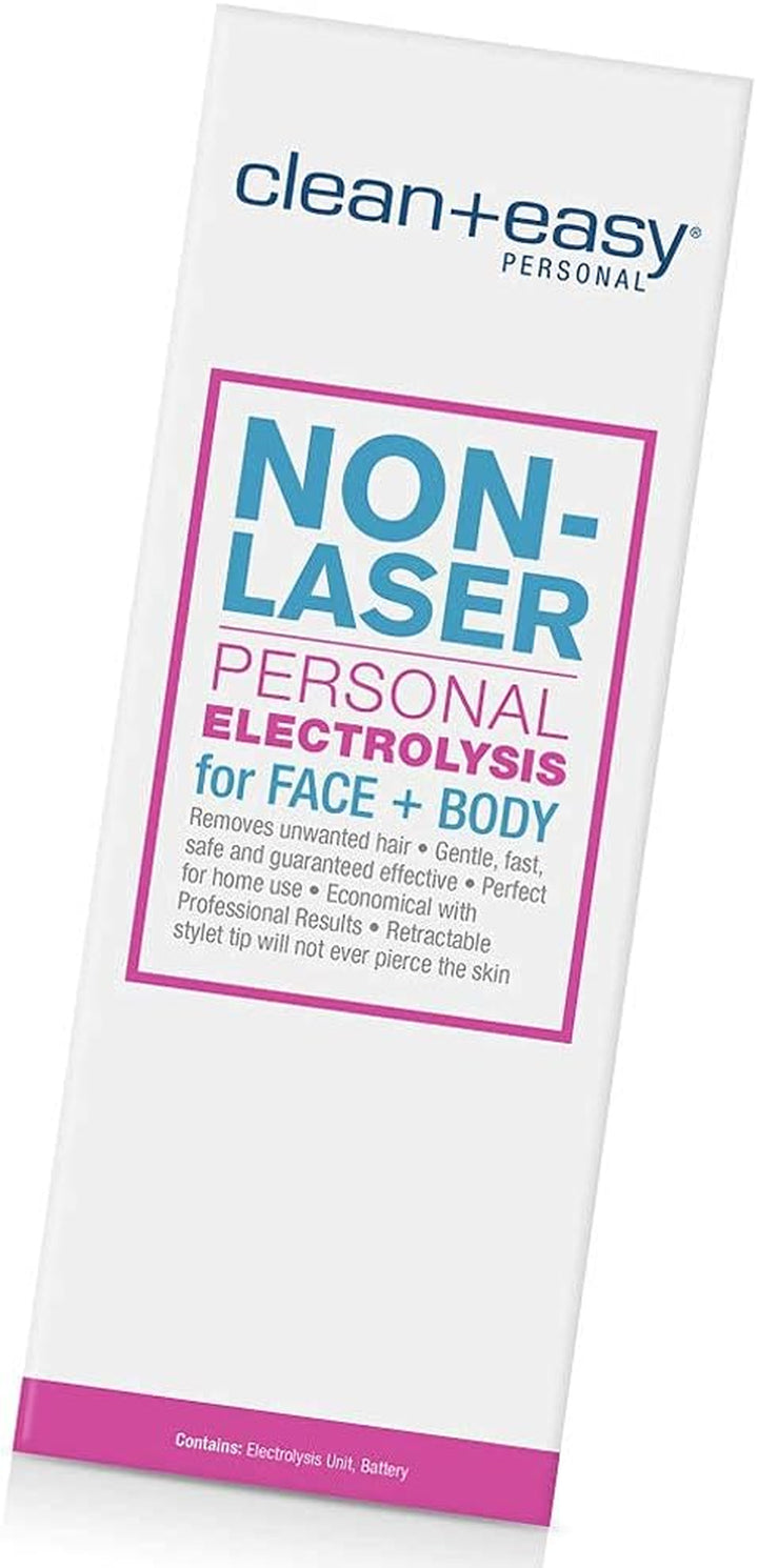 Clean & Easy Deluxe Home Electrolysis Permanent Hair Removal Kit