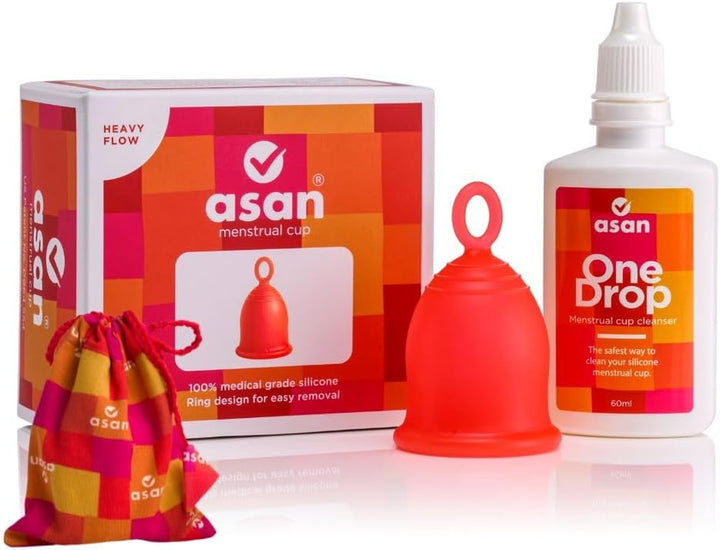 Onedrop Menstrual Cup Cleanser, 60 Ml | a Natural & Safe Way to Wash Your Cups | Portable Travel Bottle for Hygiene on the Go | Steriliser to Remove Odour & Stains | Eco-Friendly Period Product