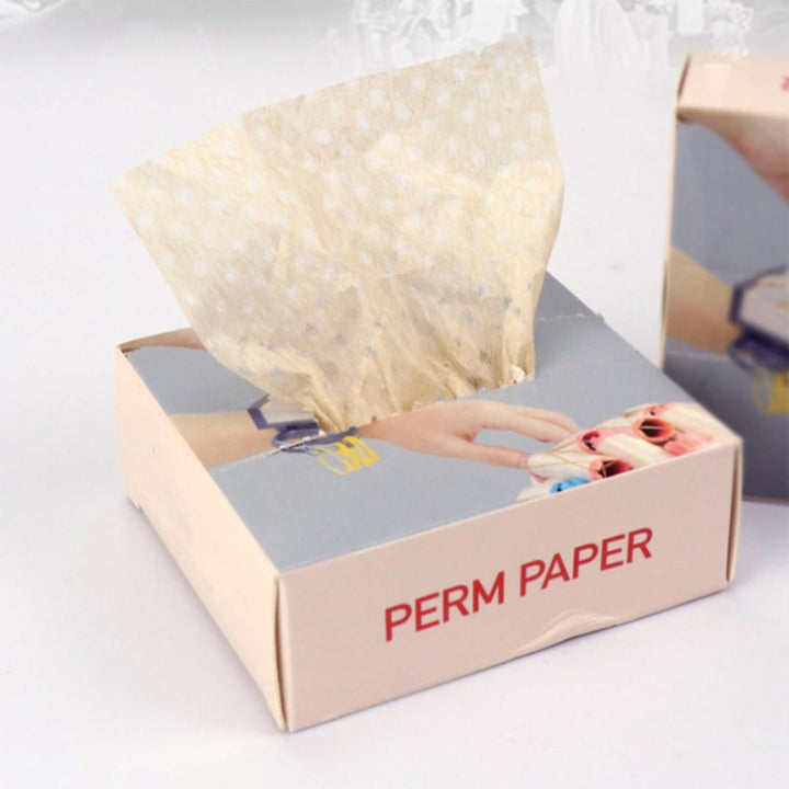 200Pcs Disposable Ultrathin Perm Papers for Hair Salon - Hot and Cold Perming, Professional Hairdressing End Papers for Perm Rods