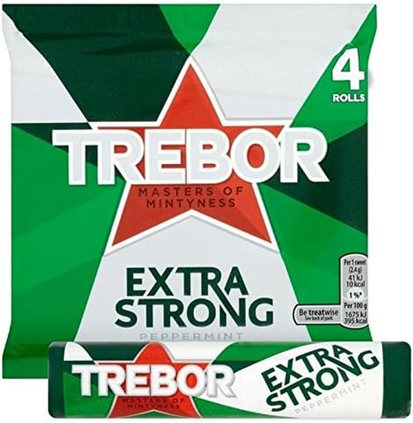 Extra Strong Peppermint Mints 4 X 41G