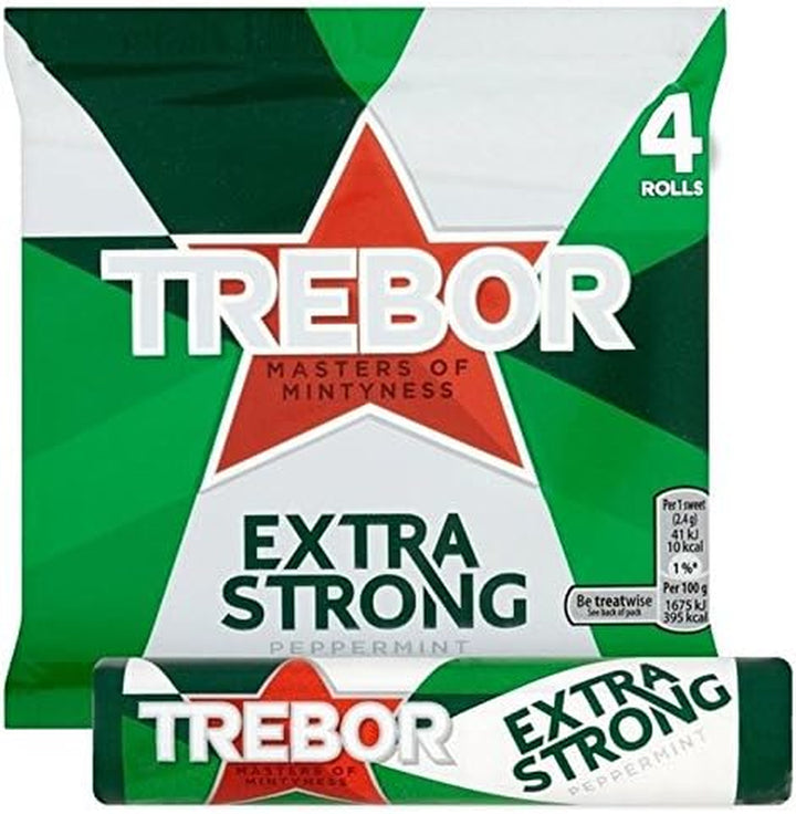 Extra Strong Peppermint Mints 4 X 41G