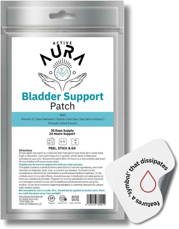 Bladder Patch - Bladder Support - Bladder & Urinary Function for Men & Women