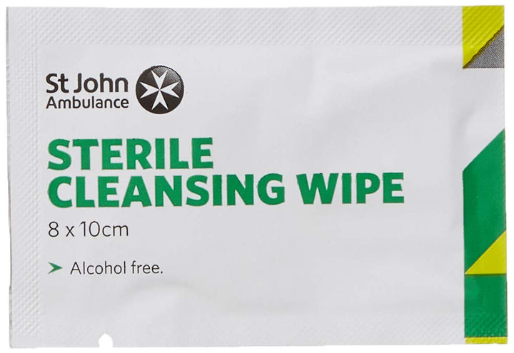 F115100 Sterile Cleansing Wipes, Pack of 100