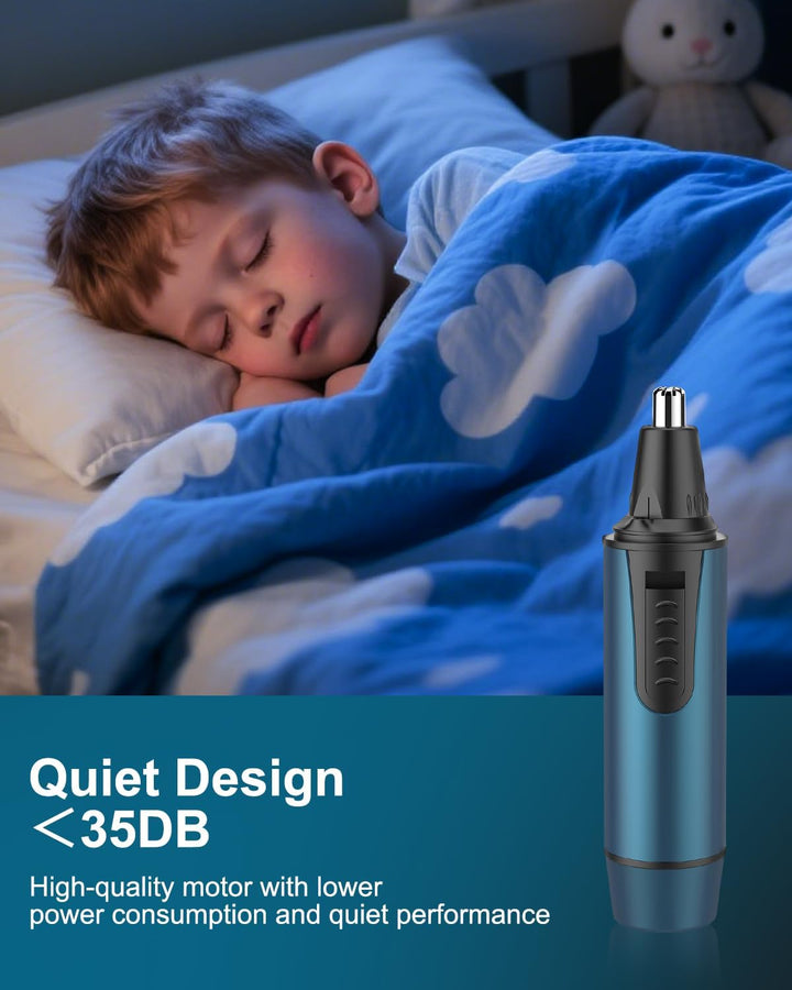 Nose Hair Trimmer for Men 2025 Painless Noses Trimmer Rechargeable Nasal Hair Trimmers for Men,Professional Nose Hair Trimmer with IPX7 Waterproof,Dual Edge Blades for Easy Cleansing