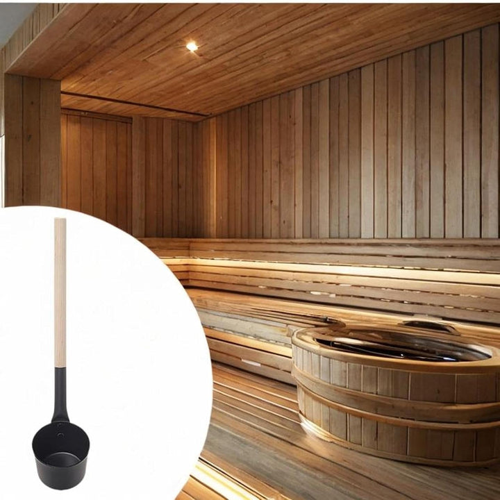 Sauna Ladle 400 Ml Aluminum Practical Easy to Use Accessories for Bathroom Bathtub Steam Room