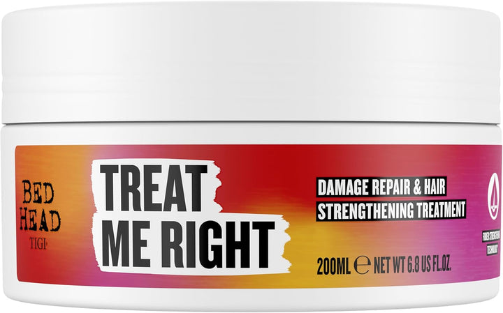 by  Treat Me Right Hair Mask – 200Ml Deep Conditioning Hair Treatment for Damaged, Dry, Coloured & Chemically-Treated Hair with Intensive Repair, Frizz Control & Nourishing Moisture