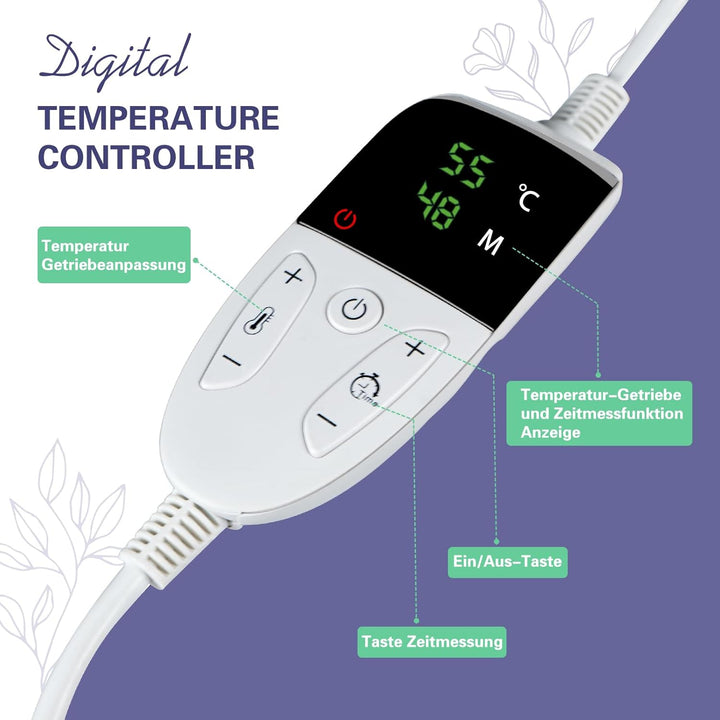 Professional Basalt Hot Stone Massage Set - 10 Piece Portable Electric Warmer for Relaxation & Spa Treatment