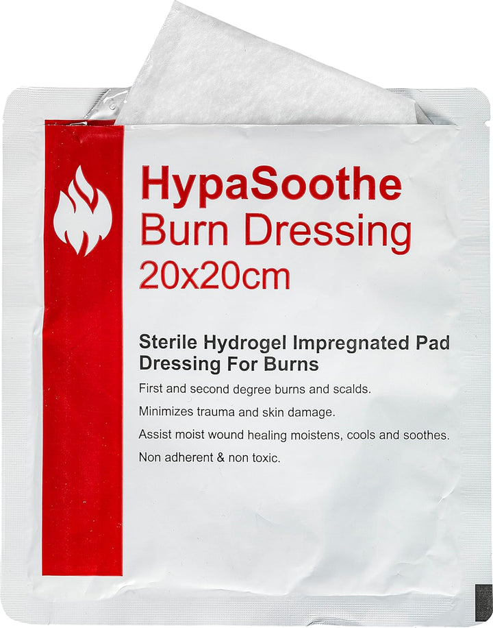 Group Hypasoothe Emergency Burn Dressings 10X10 Sterile - Pack of 5