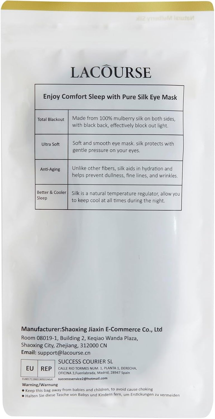 100% Natural Mulberry Silk Eye Mask for Sleeping with a Travel Pouch, Both Sides 19 Momme Organic Silk, Adjustable Sleep Eye Mask for Women, Green-Floral