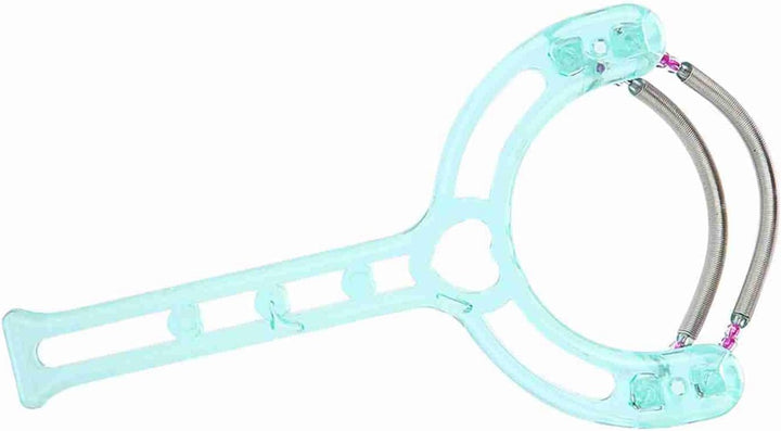 2 Colors Portable Face Lips, Hair Epilator Removal Plastic Spring Device Beauty Tool, 11.5 X 6 X 2Cm (Green)