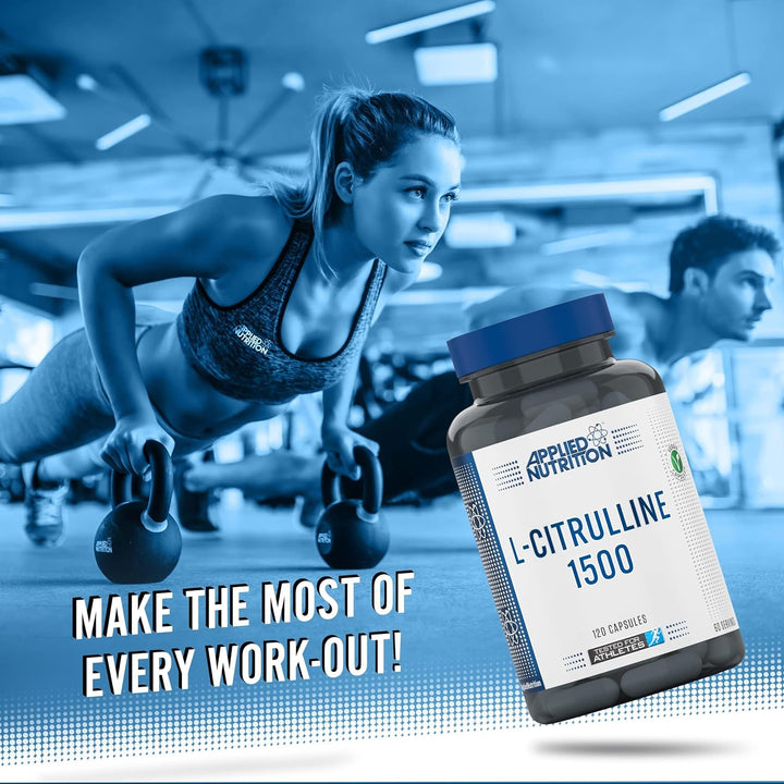L-Citrulline 1500-1500Mg L Citrulline per Serving, Citrulline Capsules for Muscle Pump, Muscle Recovery Supplement, Increases Levels of L-Arginine and Nitric Oxide - 60 Servings