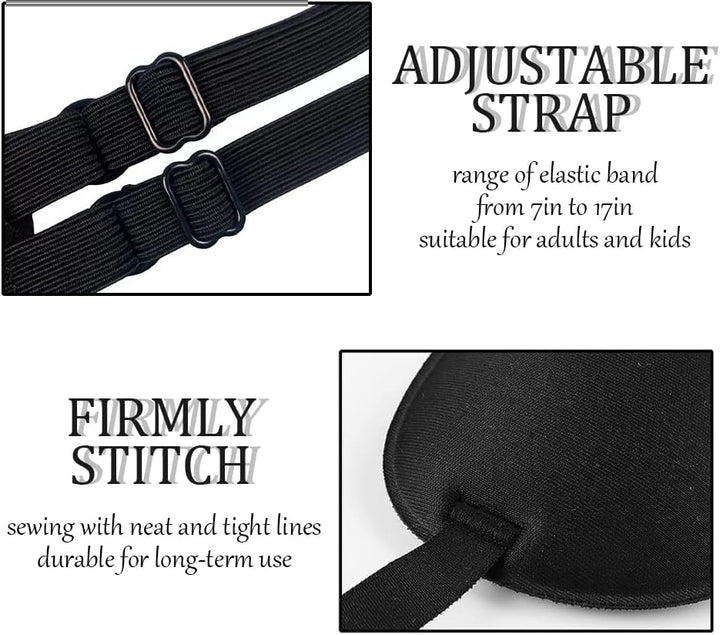 Eye Patch, Adjustable Medical Eye Patches for Adults, Pirate Eye Patch for Treat Lazy Eye Amblyopia Strabismus