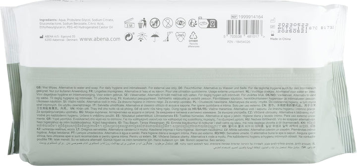 Wet Wipes - Pack of 80 Heavy Duty Incontinence Wipes - Fragrance & Colourant Free, Dermatologically Tested