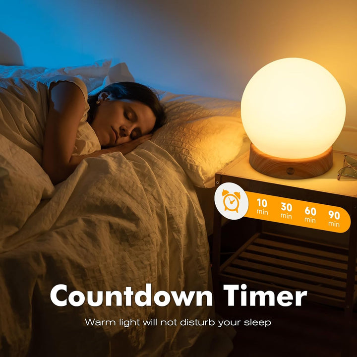 Sad Lamp, 10,000 Lux Sad Light Therapy Lamp with 360° Effective Field, Uv-Free Sun Light with Remote Control, Adjustable Colors/Brightness and Timer, for Home/Office